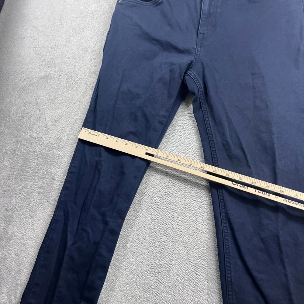 Banana Republic Traveler Slim Fit Pants Mens 34x32‎ Navy Blue 5-Pocket Chino